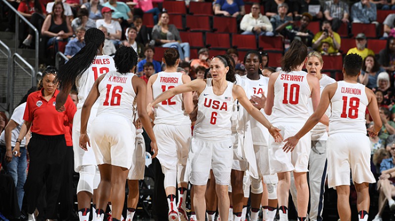 ASV basketbolistes 26. aprīlī Sietlā
Foto: USA Basketball