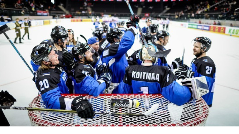 Igaunijas hokeja izlase
Foto: Sarunas Mazeika/IIHF