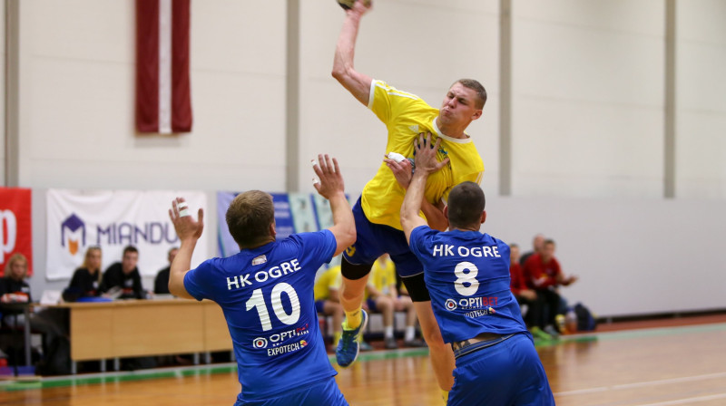 Normunds Seņkāns uzbrukumā 
Foto: Ritvars Raits