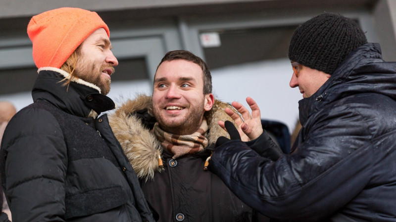 Kaspars Gorkšs, Ainārs Dakša un Ainārs Tamisārs
Foto: Raitis Supe