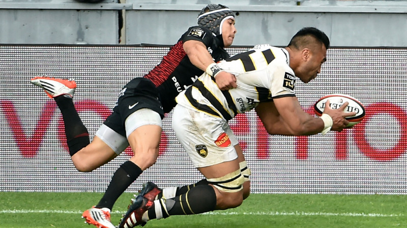 Viktors Vito guva vienīgo piezemējumu Larošelas labā
Foto: AFP/Scanpix