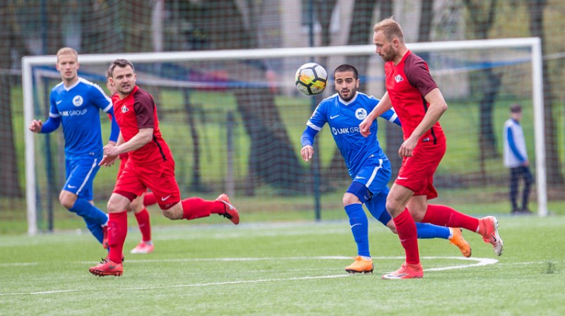 "Spartaka" kreklos Jurijs Žigajevs un Kaspars Svārups
Foto: Kaspars Volonts (RFS)