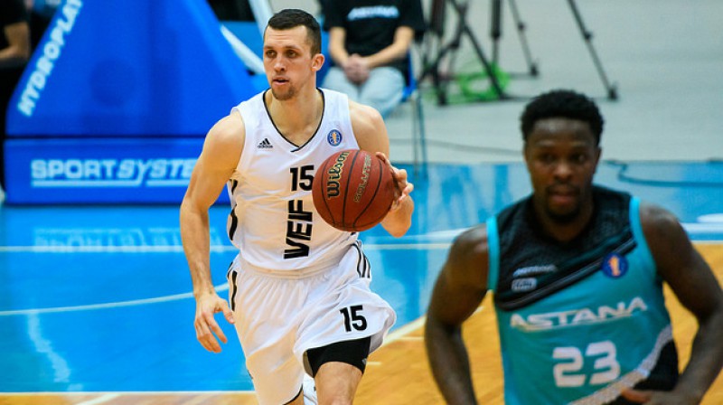 Artis Ate pirmajā spēlē Astanā
Foto: VTB-league.com