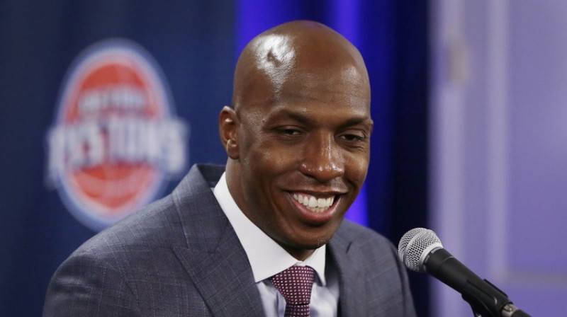 "Detroit Pistons" 2016. gada 10. februārī iemūžināja Bilapsa numuru
Foto: AP/Scanpix