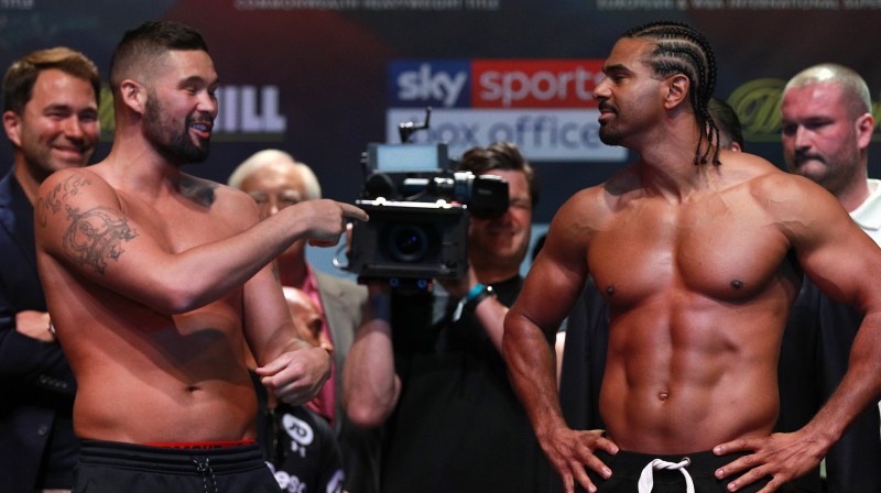 Tonijs Beljū un Deivids Hejs
Foto: PA Wire/Scanpix