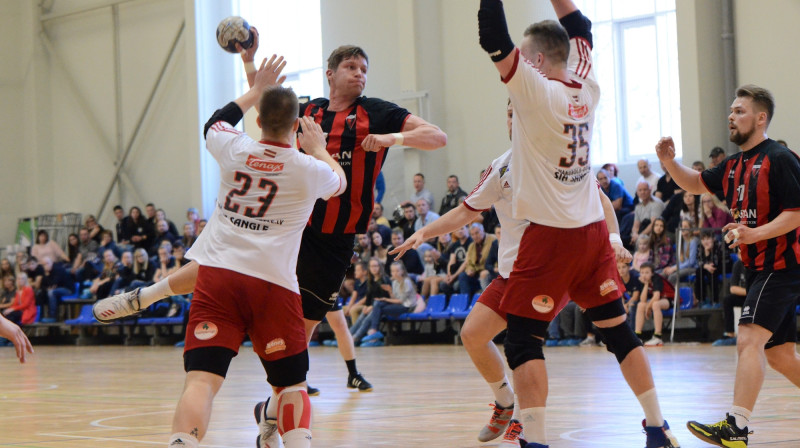 Arturs Lazdiņš uzbrukumā pret "Tenax"
Foto: GL Sports Photography