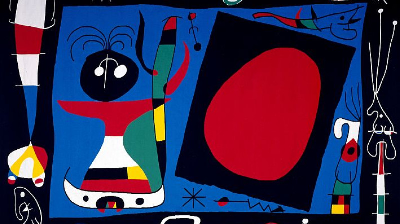 Huans Miro (Joan Miro, 1893–1983). Sieviete pie spoguļa.
Francijas “Mobilier national” (Nacionālā mēbeļu fonda) kolekcija. Publicitātes foto