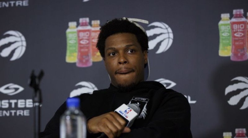 Kails Laurijs pēcsezonas preses konferencē
Foto: AP/Scanpix