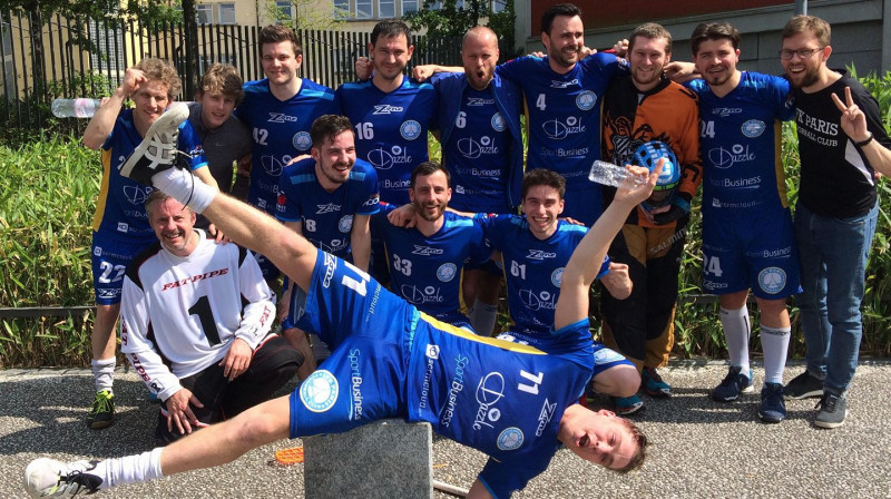 Raivja Meldera pārstāvētais "IFK Paris" līksmo par Francijas čempionāta fināla sasniegšanu
Foto: IFK Paris