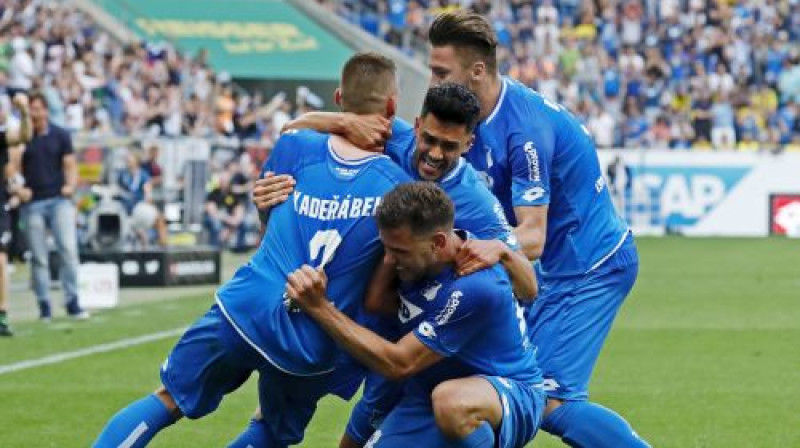 "Hoffenheim" pirmo reizi kluba vēsturē Bundeslīgas TOP3
Foto: EPA/Scanpix