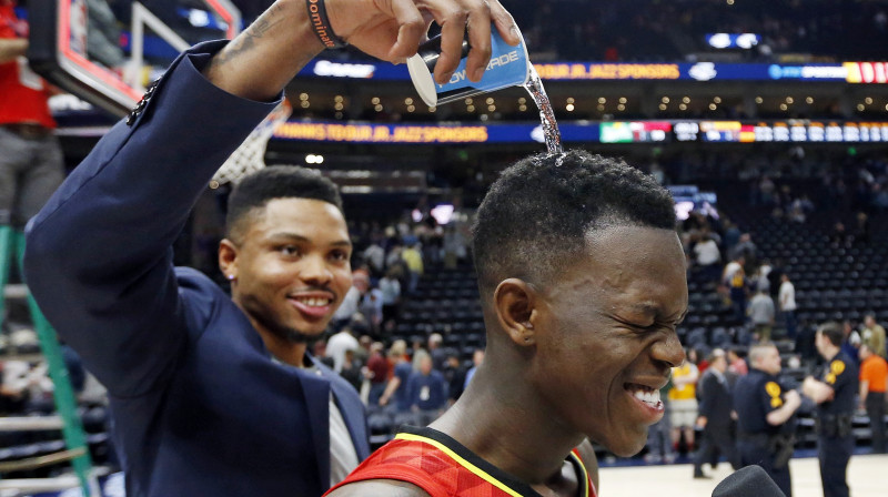 Kents Beizmors un Deniss Šrēders 
Foto: AP / Scanpix