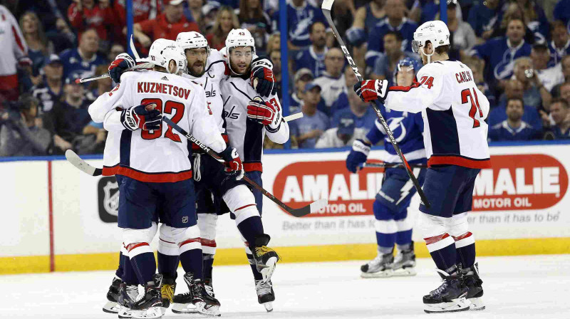 Jevgeņijs Kuzņecovs guvis vārtus un atdevis divas piespēles Austrumu konferences otrajā finālspēlē
Foto: USA Today Sports/Scanpix