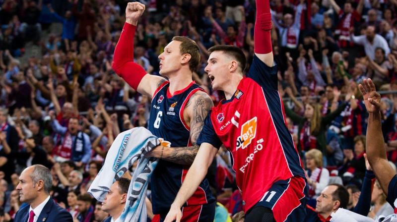 Jānis Timma un Mets Dženings 
Foto: baskonia.com