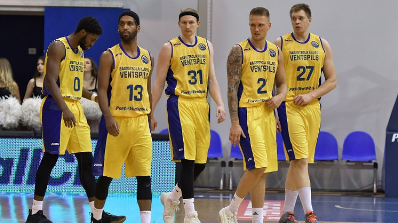 Ventspils basketbolisti 
Foto: Aivars Ķesteris