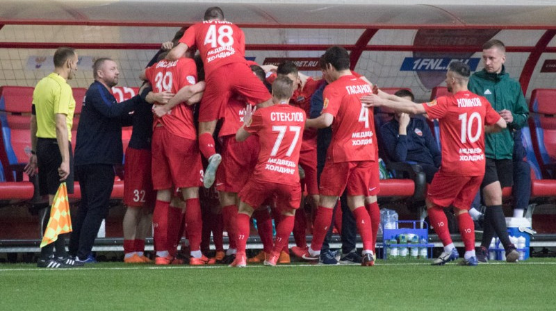 Krasnojarskas "Enisey" futbolisti
Foto: фк-енисей.рф