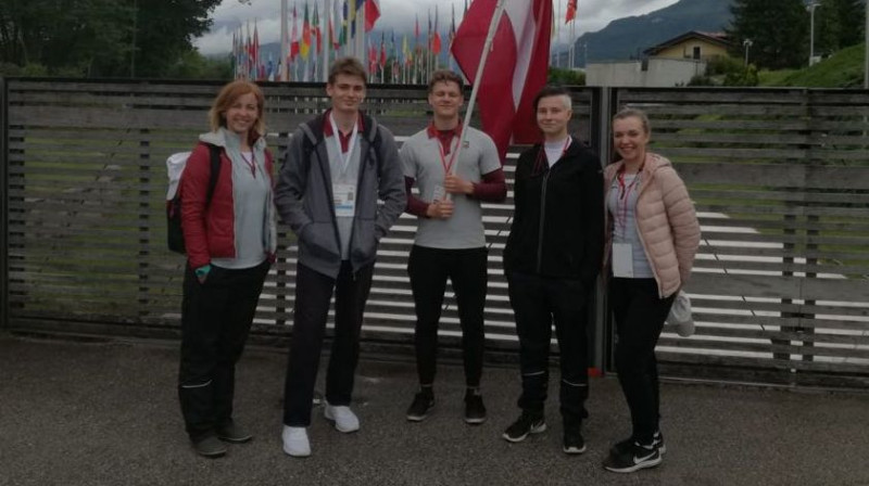 Latvijas delegācija Itālijā 
Foto: Latvijas Loka šaušanas federācija