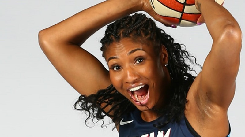 Endžela Makotrija: atgriešanās Atlantā pēc 2017. gada sezonas izlaišanas
Foto: WNBA