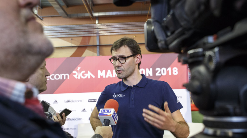 "Lattelecom" Rīgas maratona vadītājs Aigars Nords
Foto: Ģirts Ozoliņš/f64