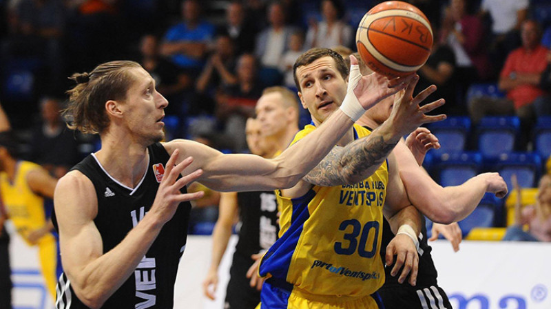 Kaspars Bērziņš un Ronalds Zaķis
Foto: BK Ventspils