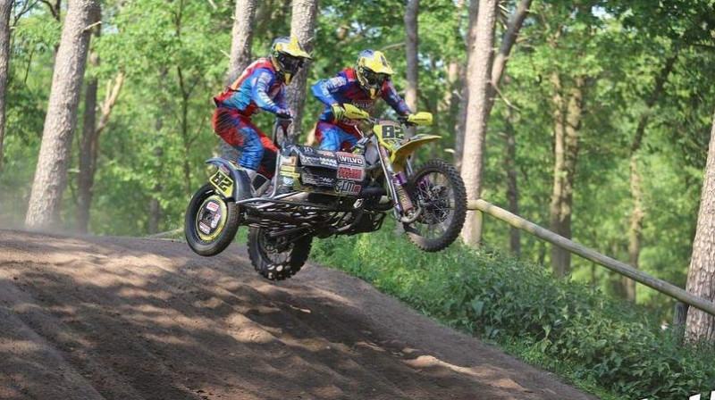 Baksa un Stupeļa ekipāža Varsveldē
Foto: Albert Schreuder