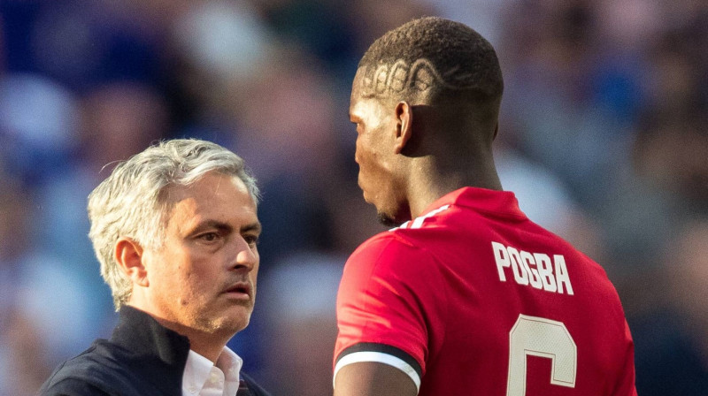 Žuzē Morinju un Pols Pogbā
Foto: imago/Scanpix