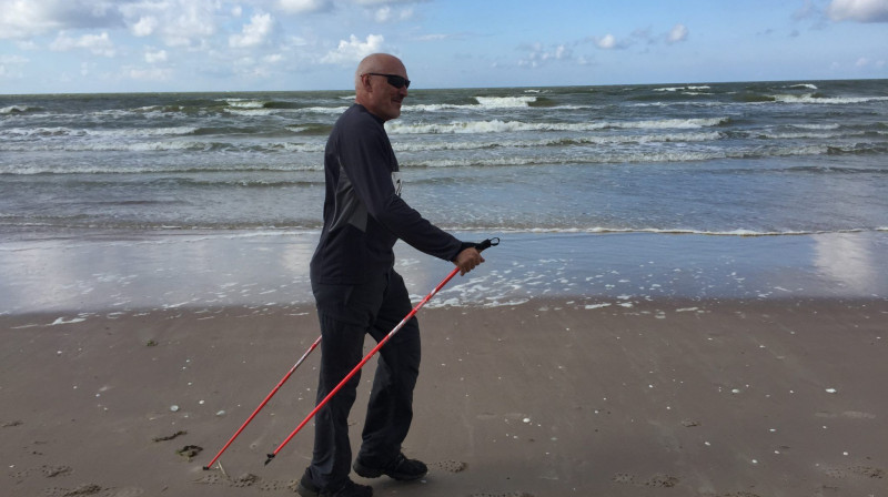 Veselības nedēļas ietvaros notiks arī Latvijas nūjošanas čempionāta posms
Foto: sportsvisiem.lv