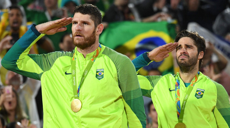 Alisons Čeruti un Brunu Šmits
Foto: AFP/Scanpix