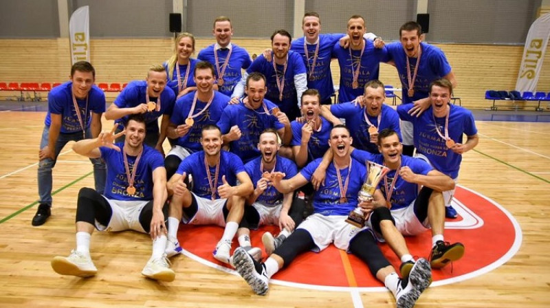 BK "Jūrmala": pirmā LBL bronza komandas vēsturē
Foto: BK Jūrmala