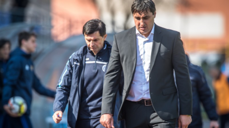 Goce Sedloskis un Aleksandrs Vlaho
Foto: Zigismunds Zālmanis (Riga FC)