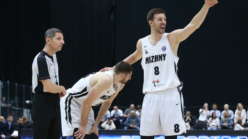 Stevans Jelovacs (pirmais no labās)
Foto: VTB League