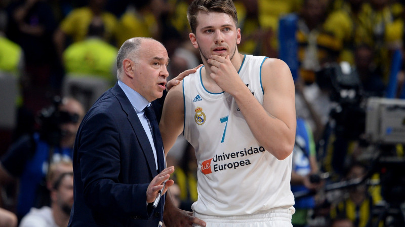 Pablo Laso un Luka Dončičs 
Foto: Sputnik / Scanpix