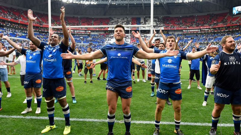 Kastras spēlētāji pēc uzvaras pār "Racing 92"
Foto: AFP/Scanpix