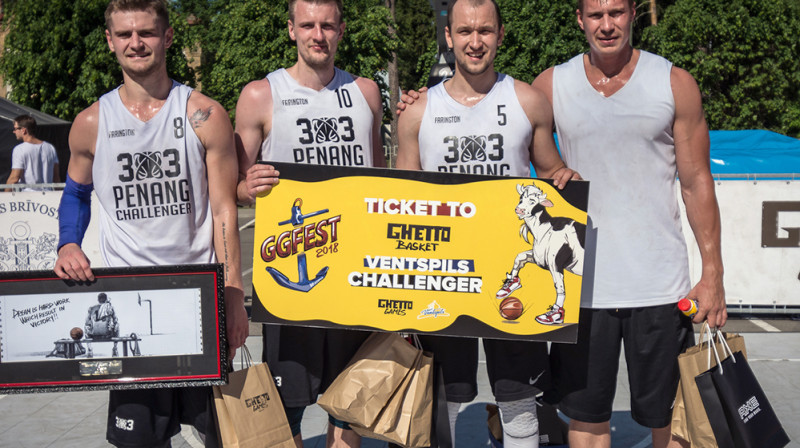 Sanktpēterburgas komanda "Piter" uzvarējusi "Ghetto Basket Ventspils Challenger" kvalifikācijas sacensībās Ogrē
Publicitātes foto