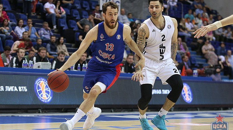 Serhio Rodrigess un Alekss Peress
Foto: cskabasket.com