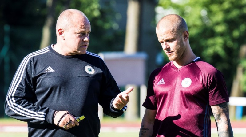 Miksu Pātelainens un Mareks Zuntners
Foto: LFF.lv