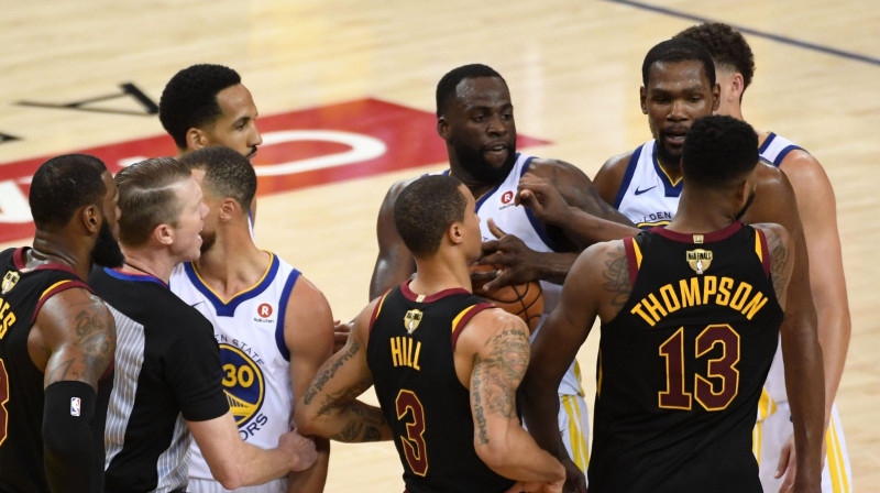 Incidents starp Dreimondu Grīnu un Tristanu Tompsonu
Foto: USA Today Sports/Scanpix