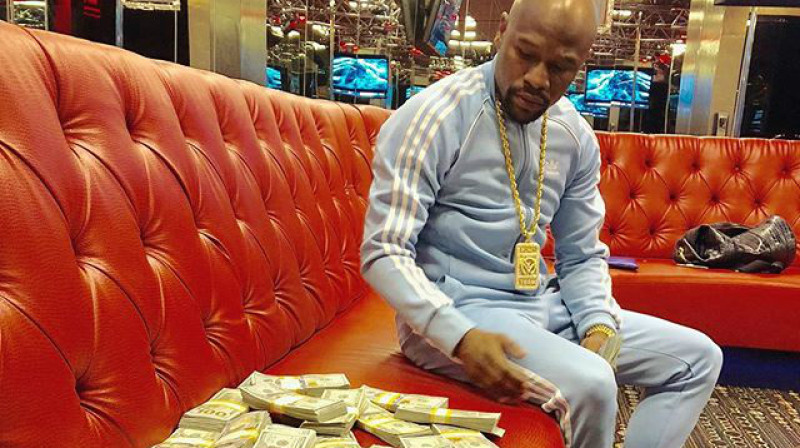 Floids Meivezers un nauda 
Foto: instagram.com/floydmayweather