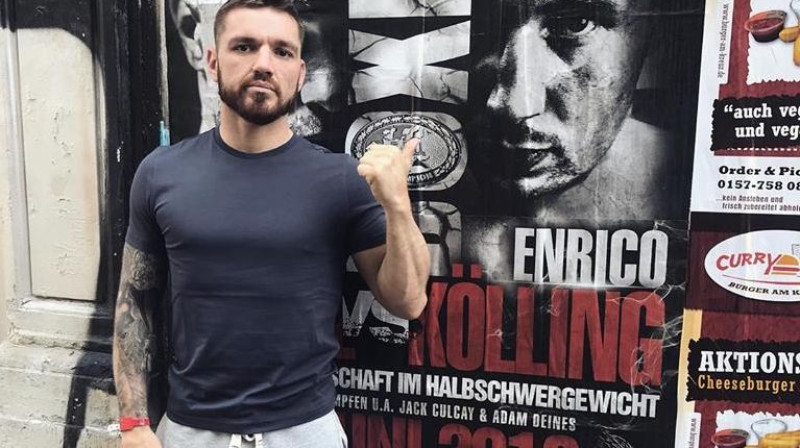 Andrejs Pakumeiko pirms cīņas
Foto: Sportista Instagram profils