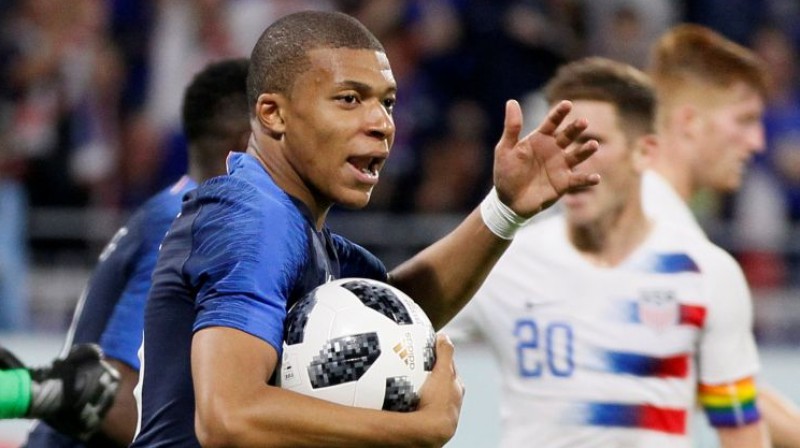 Kilians Mbapē
Foto: Reuters/Scanpix