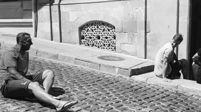 Latvijas BMX izlases dalībnieki Baku