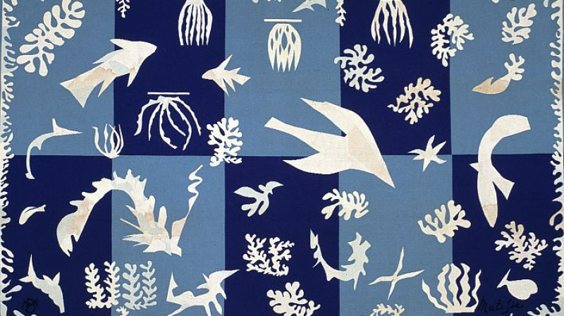 Anrī Matiss (Henri Matisse, 1869–1954). Polinēzija. Jūra.
Francijas “Mobilier national” (Nacionālā mēbeļu fonda) kolekcija. Foto: Isabelle Bideau
