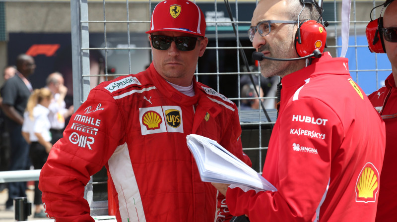 Kimi Raikonens (no kreisās)
Foto: LAPRESSE/Scanpix