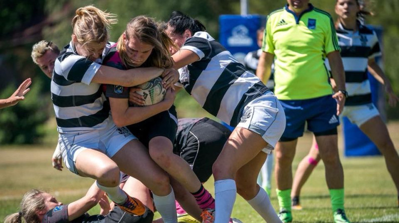 Epizode no Latvijas čempionāta pirmā posma
Foto: Regbija klubs "Livonia"
