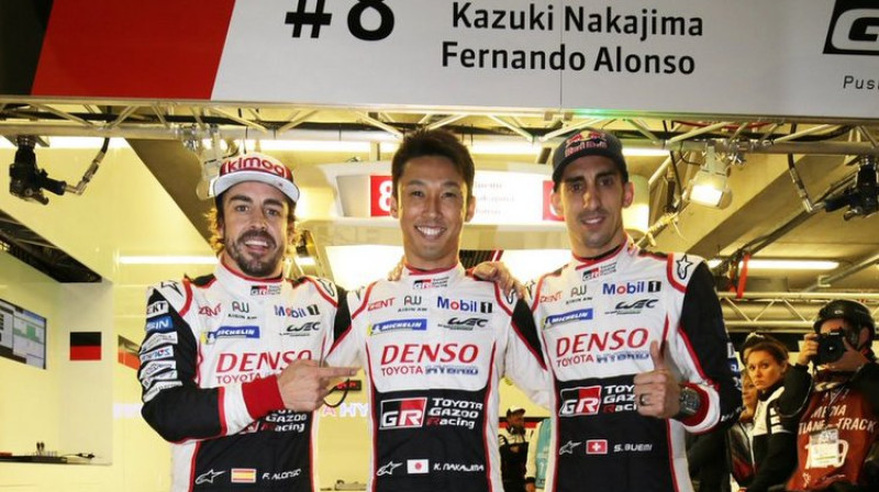 Kvalifikācijas uzvarētāju trijotne
Foto: FIA WEC