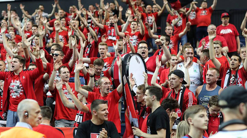 Viļņas basketbola līdzjutēji
Foto: Lietuvos Rytas