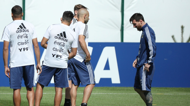 Lionels Mesi un Argentīnas izlase
Foto: Reuters/Scanpix