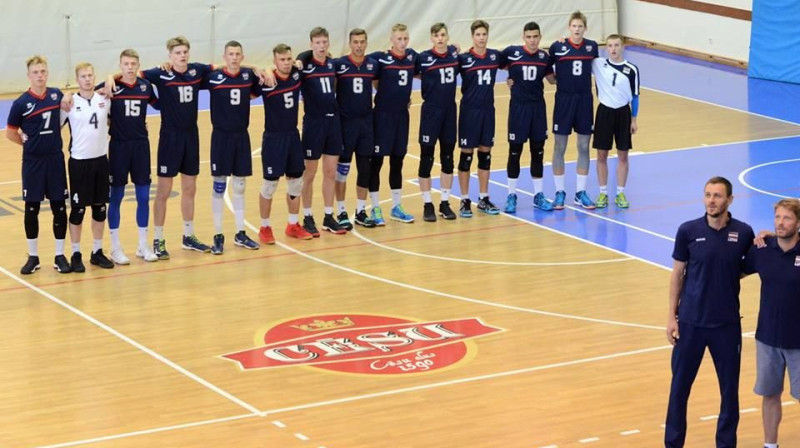 Latvijas U20 volejbola izlase
Foto: Gatis Liepiņš