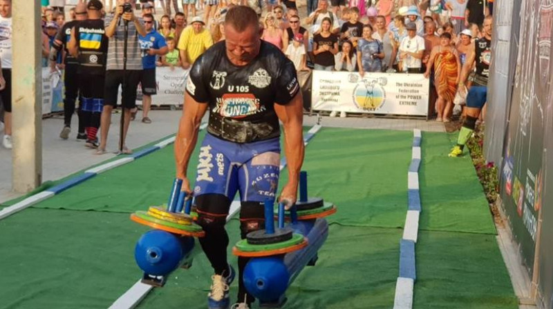 Māris Rozentāls sacensībās Ukrainā
Foto: facebook.com/stipriem