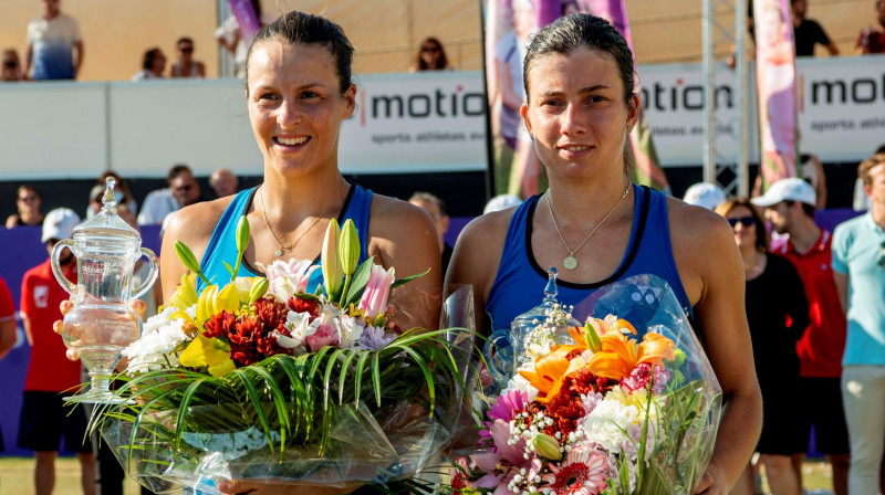 Tatjana Marija un Anastasija Sevastova
Foto: EPA/Scanpix