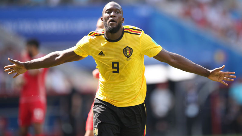 Pa četriem vārtiem šajā finālturnīrā līdz šim guvuši tikai Romelu Lukaku (attēlā) un Krištianu Ronaldu.
Foto: SIPA/Scanpix